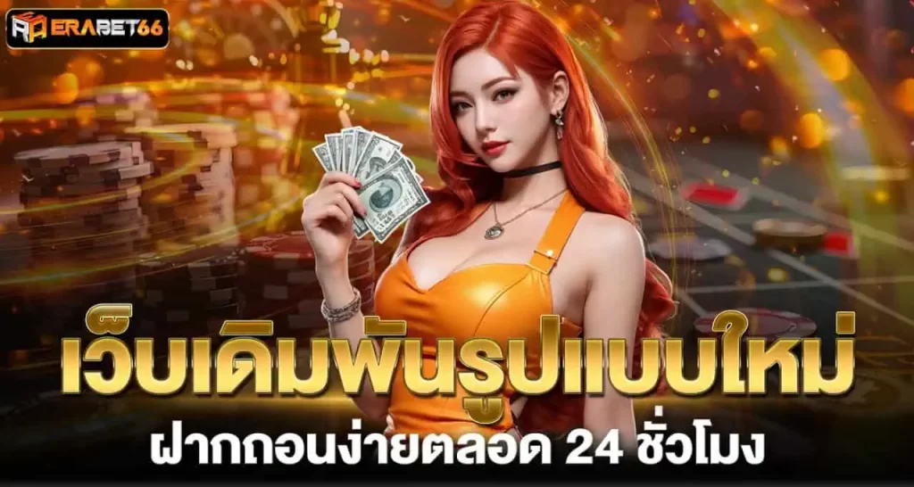 เว็บเดิมพันรูปแบบใหม่ ฝากถอนง่ายตลอด 24 ชั่วโมง